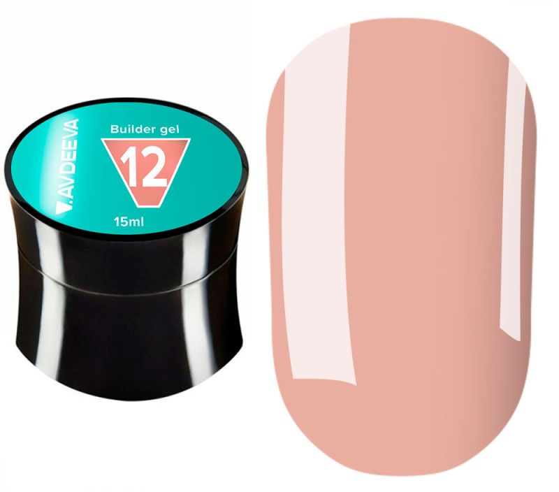 Victoria Avdeeva Гель для ногтей Builder Gel №12, 15 мл