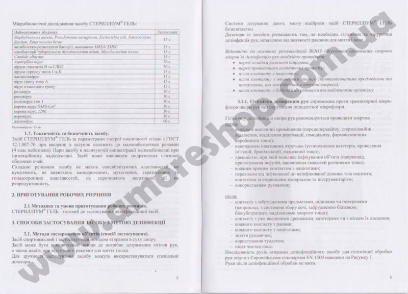 Hygienic conclusion Sterillium Gel (Sterillium gel)