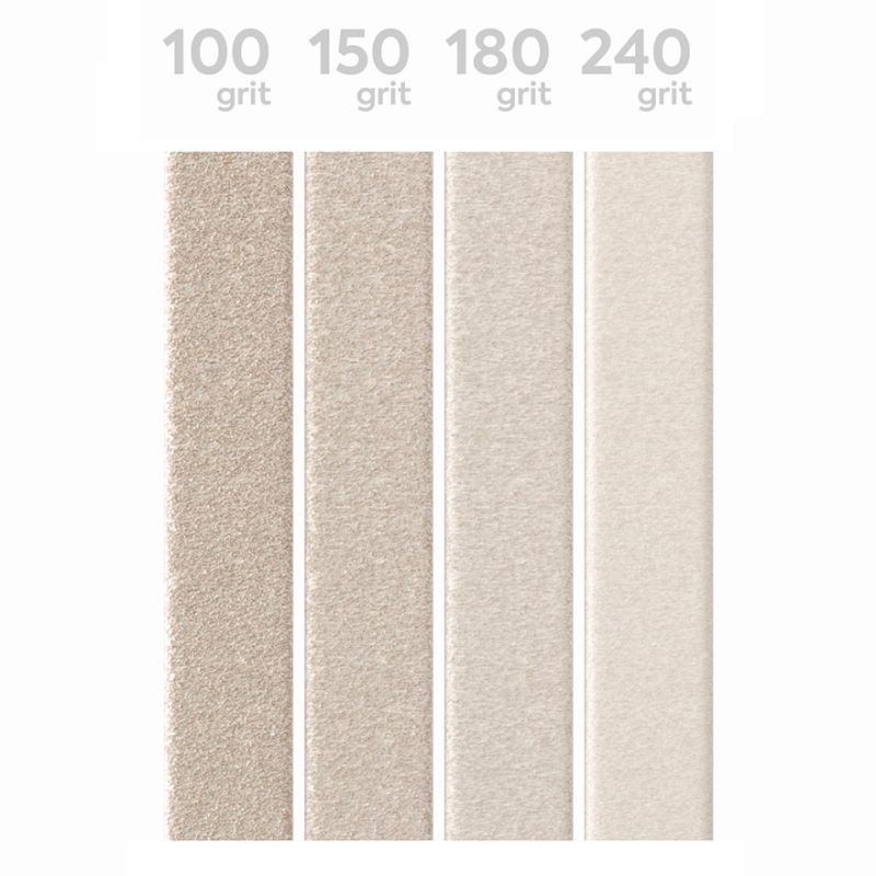 Wonderfile File-strip in white on foam 90x15mm - 180 grit for a saw 130x15 mm (50 pcs/pack)