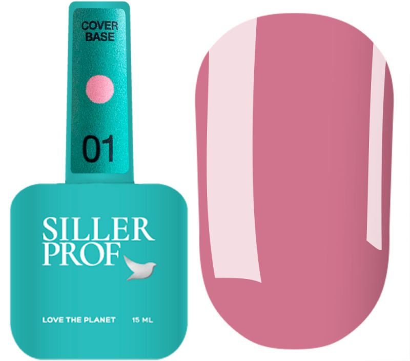 Siller Nail Base Cover No. 01 (beige-pink), 15 ml