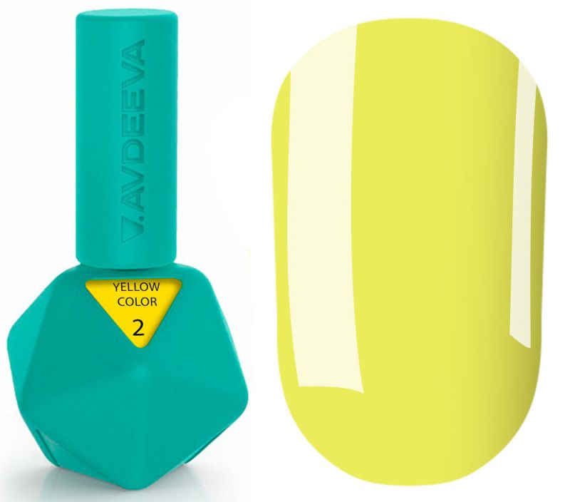 Victoria Avdeeva Гель-лак для нігтів Yellow Color №02, 12 мл