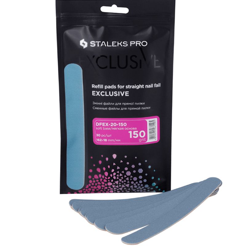 Replaceable abrasives - 30 pcs - 150 - Blue - EXCLUSIVE 20
