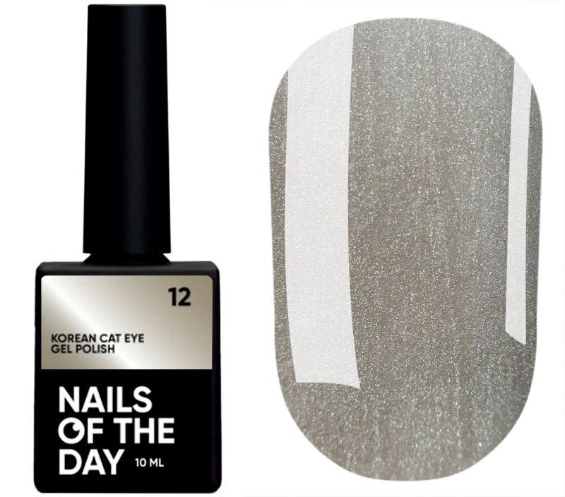 Nails Of The Day Gel polish Korean cat eye 12, 10 ml
