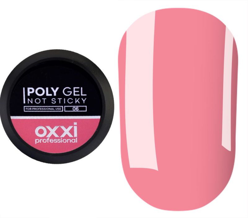 OXXI Gel for nails POLY GEL NOT STICKY No. 06, 30 ml
