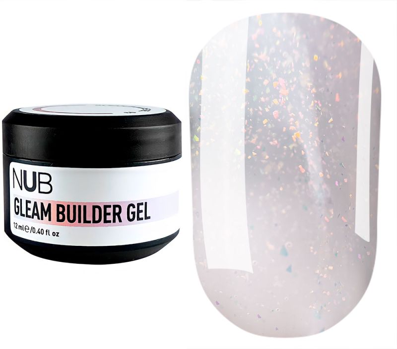 NUB Гель для ногтей Gleam Builder Gel №02, 12 мл