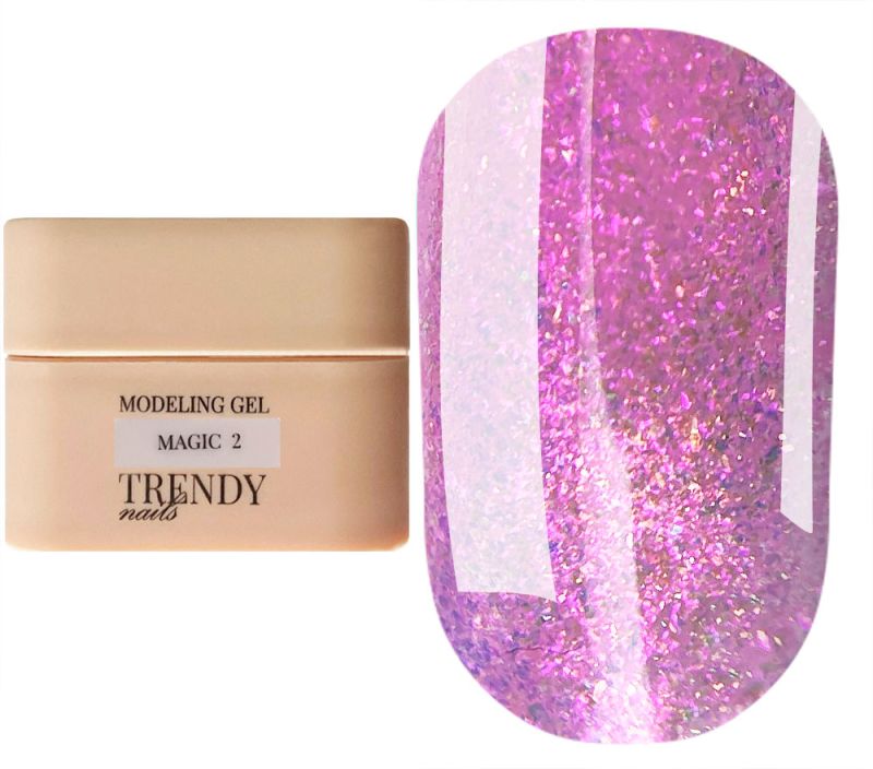 Trendy nails Гель для ногтей Modeling Gel Magic 02, 30 мл