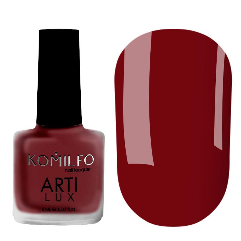 Nail polish Komilfo ArtiLux Lady in Red 004, 8 ml