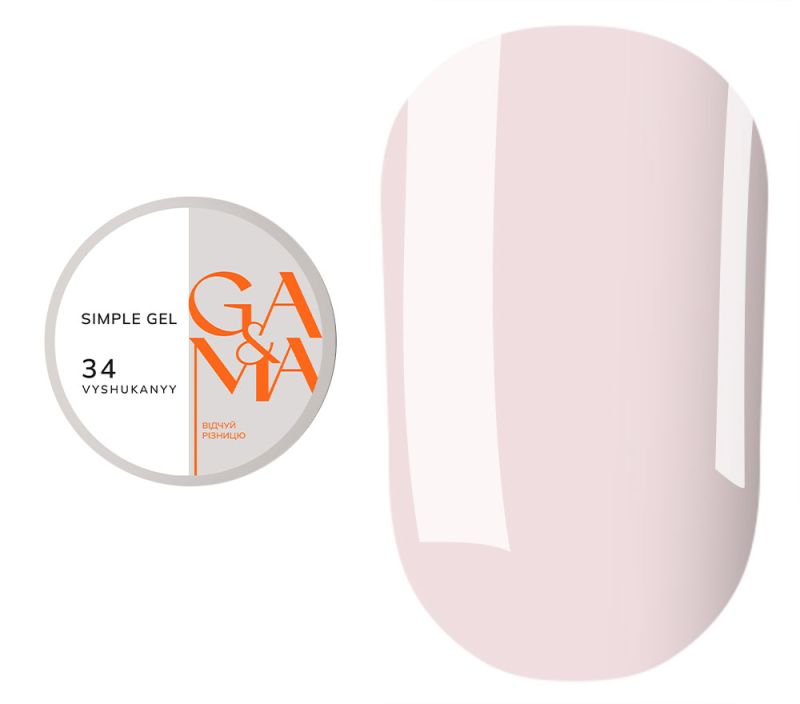 GA&MA Simple gel 034 Vyshukanyy, 15 ml