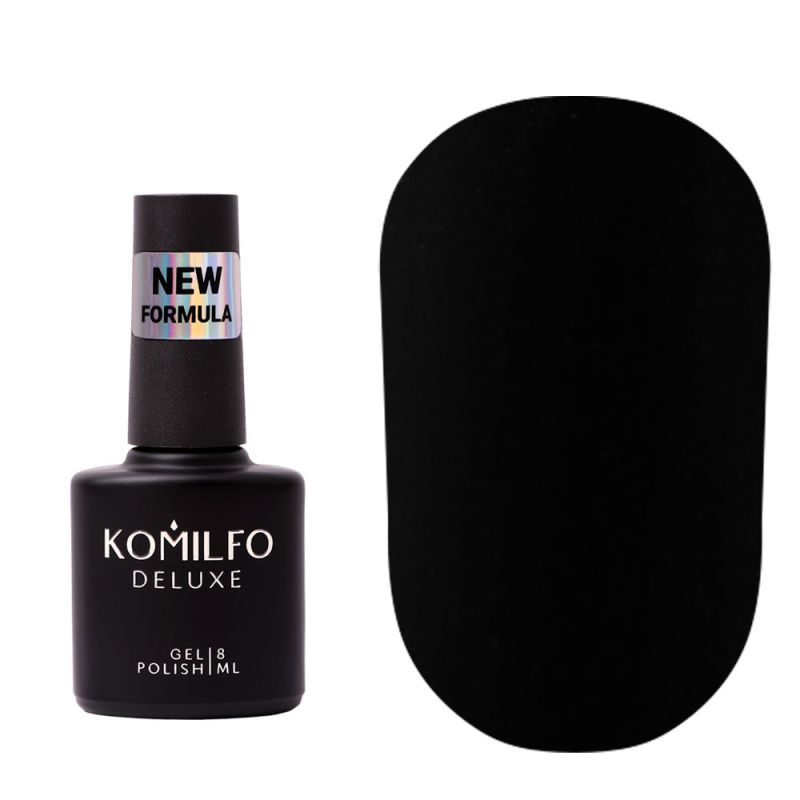 Komilfo No Wipe Matte Top NEW FORMULA - матовый топ для гель-лака без липкого слоя, 8 мл
