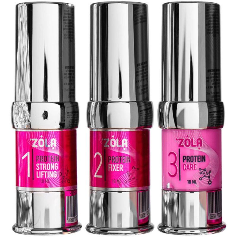 ZOLA Lamination Set Brow&Lash Protein Reconstruction System, 3 x 10 ml