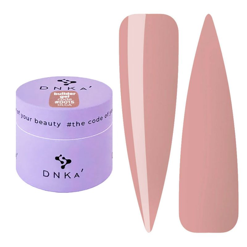 DNKa Гель для ногтей Builder Gel 0015 Olga, 15 мл