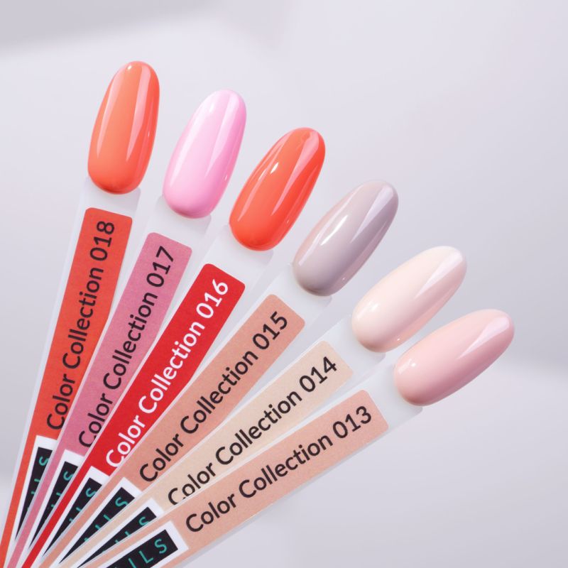 Kira Nails gel varnish No. 013 (light peach-pink, enamel), 6 ml