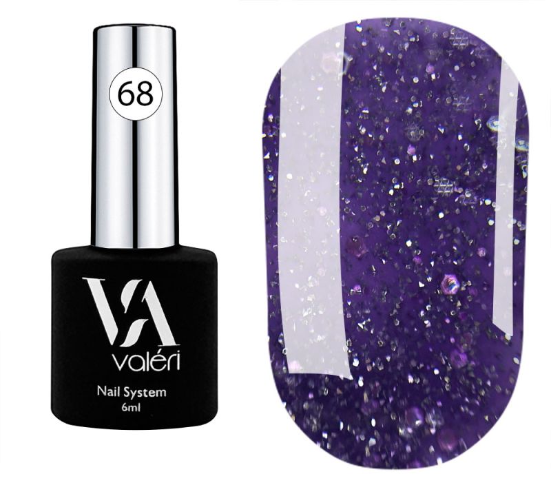 Valeri Nail base French Base 008 (light pink-beige, enamel), 6 ml
