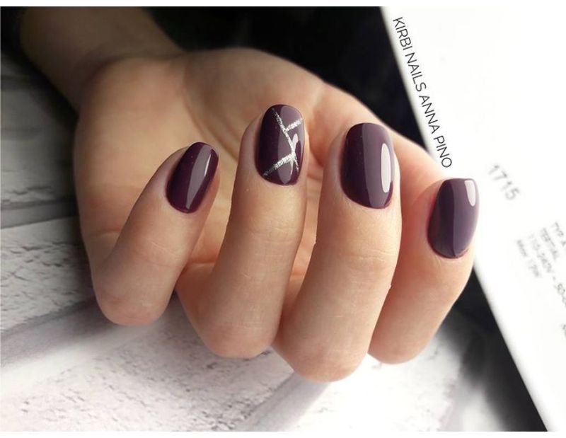Atica Kona Berry GPM69 gel-varnish (eggplant, enamel), 7.5 ml