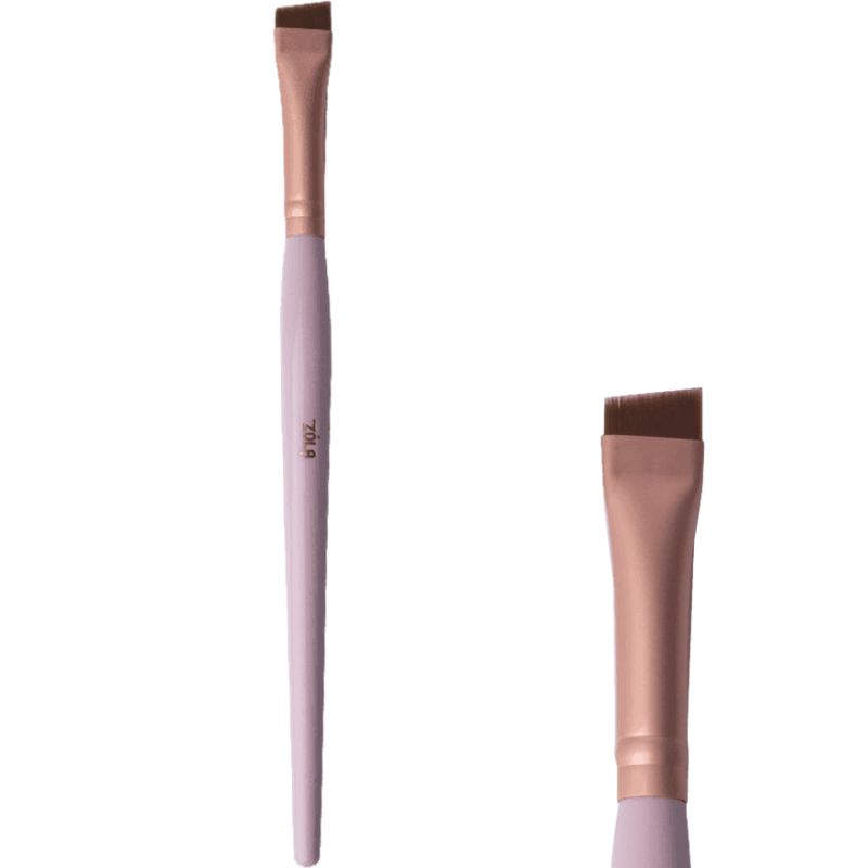 ZOLA Набор Кистей для окрашивания бровей профессиональный MAGIC BROW BRASHES, светло-розовый