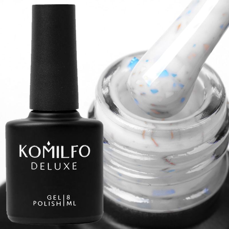Komilfo Potal Base P008 (milky with blue-gold potal), 8 ml