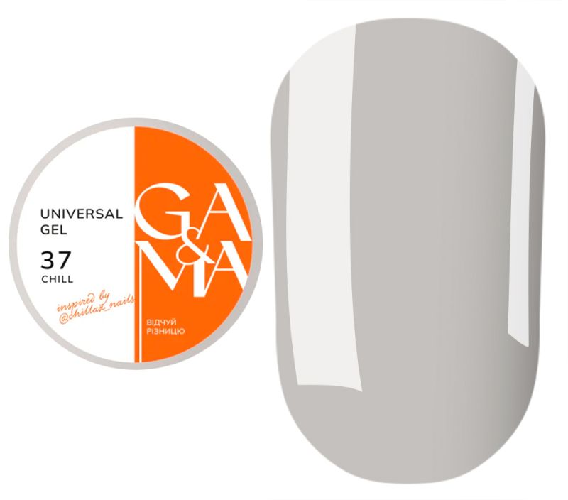 GA&MA Universal Gel 037 Chill inspired by @chillax_nails, 30 ml