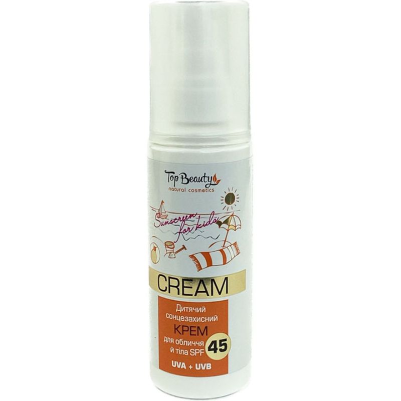 Top Beauty Lotion-spray children's sun protection SPF 45, 120 ml