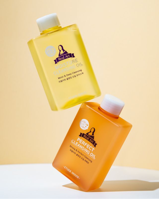 ETUDE HOUSE Real Art Perfect Cleansing Oil - hydrophilic oil for sensitive skin, 185 ml