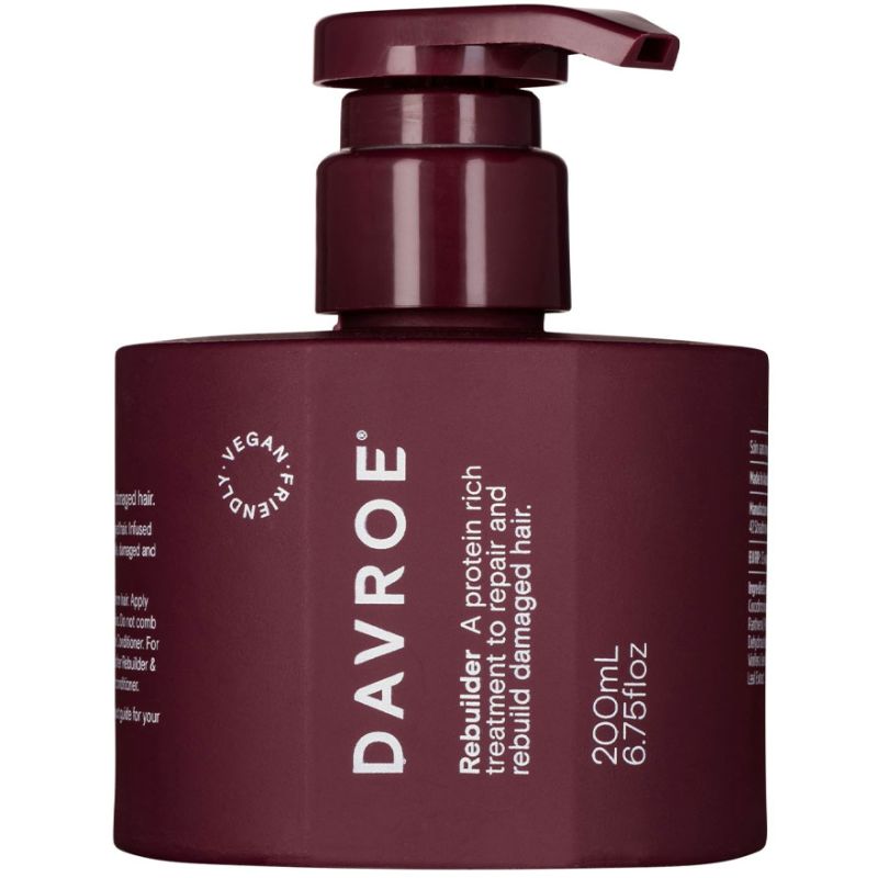 УЦЕНКА до 07.2026 DAVROE Средство восстанавливающее для волос с протеином Rebuilder Protein Hair Rebuilder, 200 мл