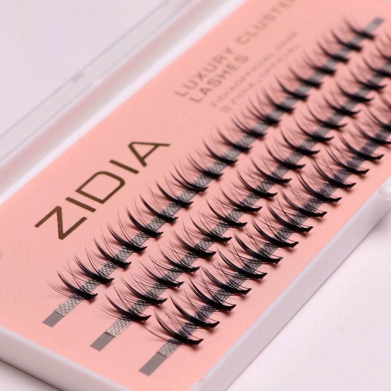 Zidia Cluster lashes 16D KIM C 0,10 MIX S(3 ленты, размер 8, 9, 10 mm)
