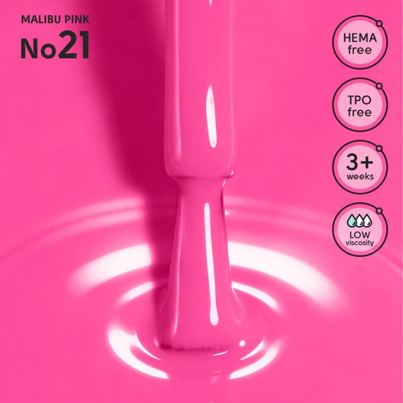 Shelly Гель-лак Malibu Pink 21, 12 мл