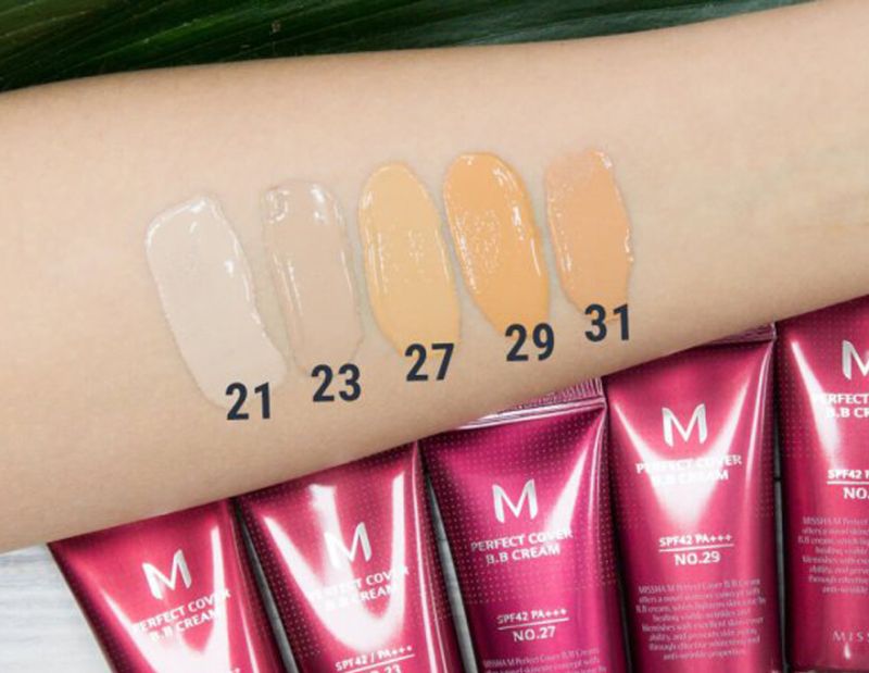 MISSHA M Perfect Cover BB Cream (SPF42 PA++) ВВ-крем, №21 (светлый беж), 50 мл