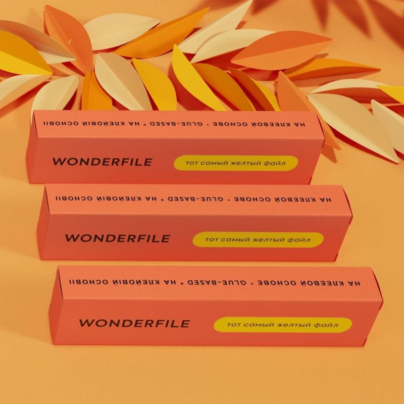 Wonderfile glue files crescent 162/24, 180 gr (50 pcs)