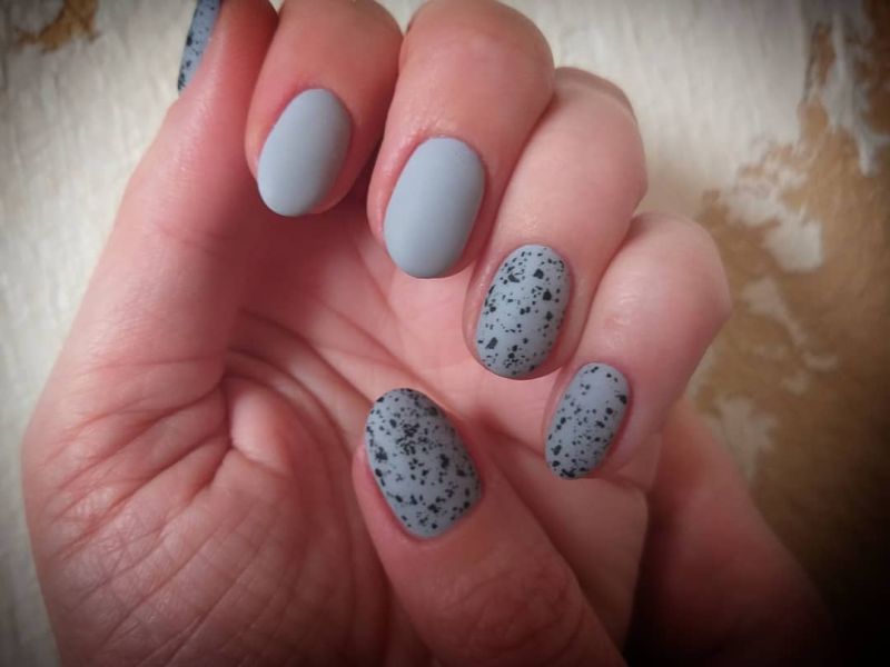 Гель-лак Kira Nails №133 (сіро-блакитний, емаль), 6 мл