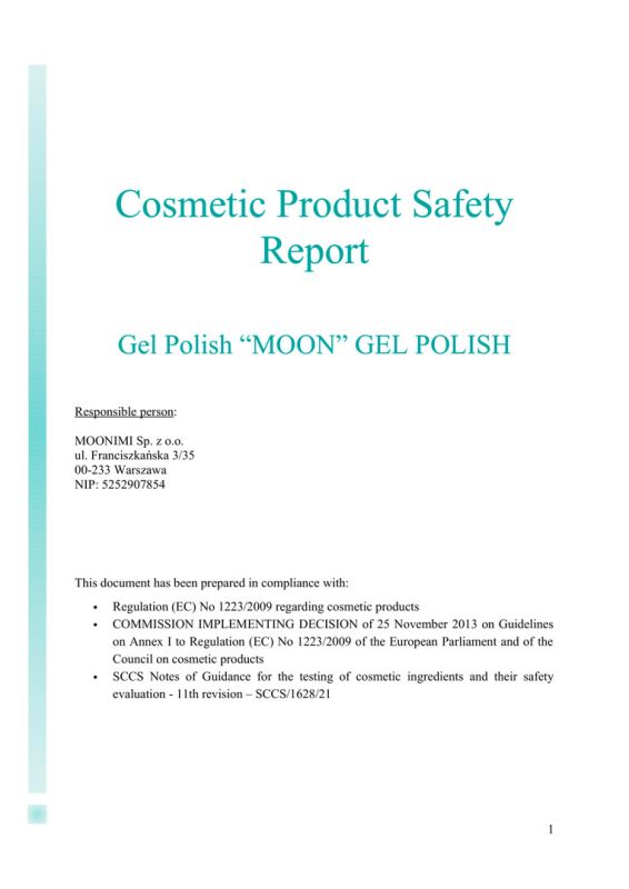EC certificate MOON