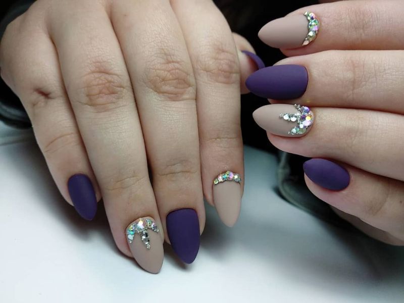 Kira Nails gel varnish No. 149 (dark purple, enamel), 6 ml