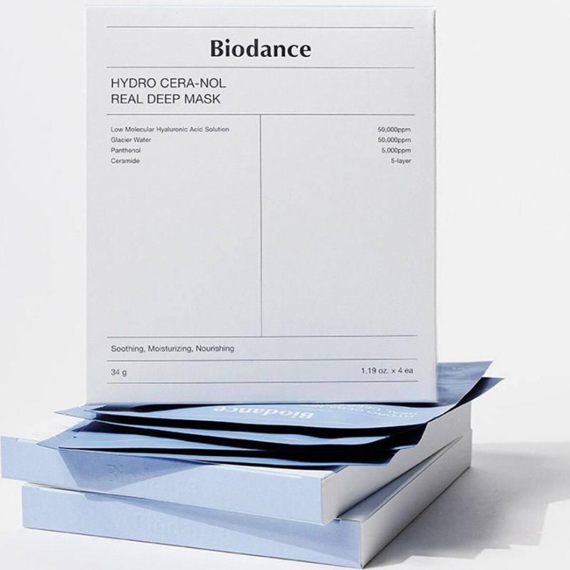 Biodance Hydrogel night mask with ceramides and panthenol Hydro Cera-Nol Real Deep Sheet Mask