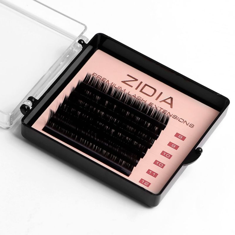 ZIDIA Premium Lash Extensions 6 strips - M0.07 x MINI MIX (8-12mm)