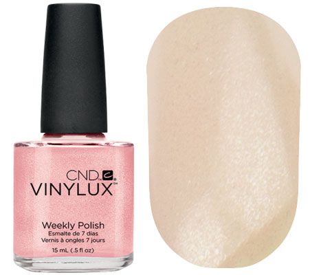 Varnish CND Vinylux Weekly Polish - Grapefruit Sparkle (118), 15 ml