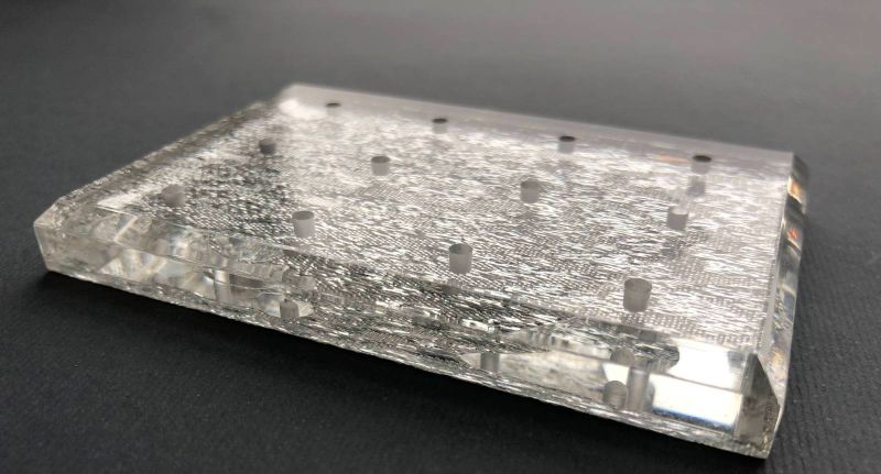 Stand for milling bits for 12 pcs (silver)