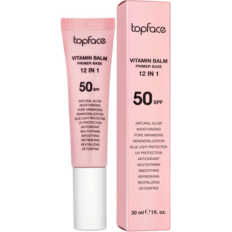 TopFace База під макіяж "Vitamin Balm Primer Base 12 в 1" - 01, 30 мл