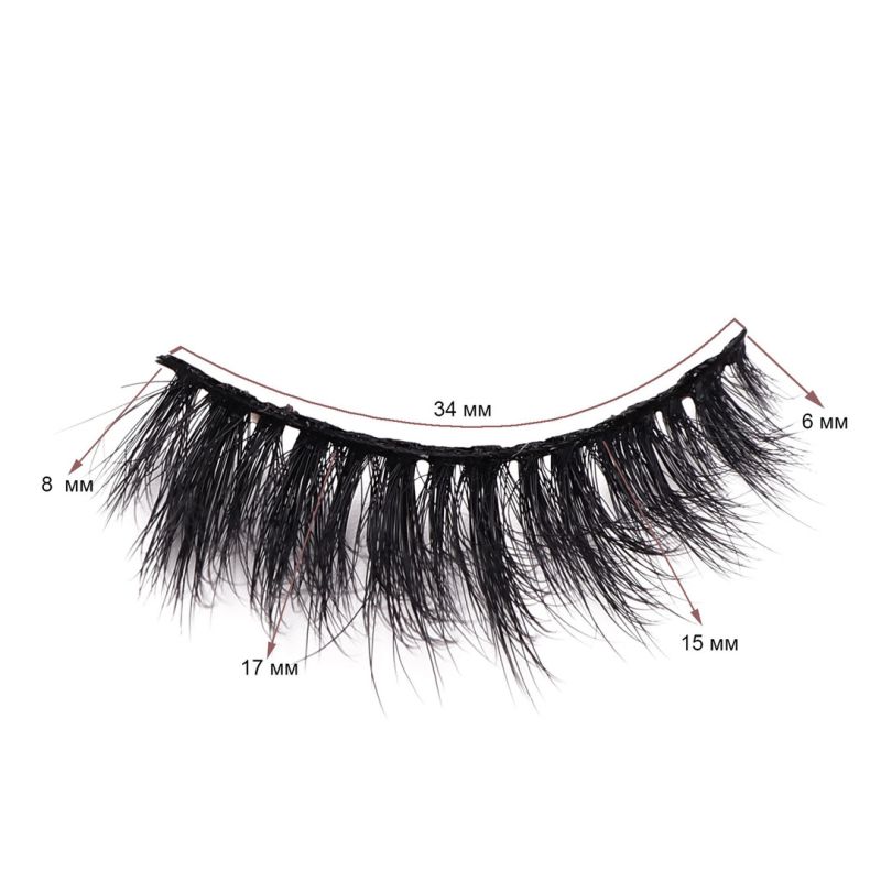 ZIDIA Lashes, style Baby Face - багаторазові накладні вії False Mink