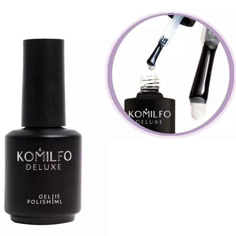 Komilfo Wipe Top - top for gel polish with a sticky layer, 15 ml