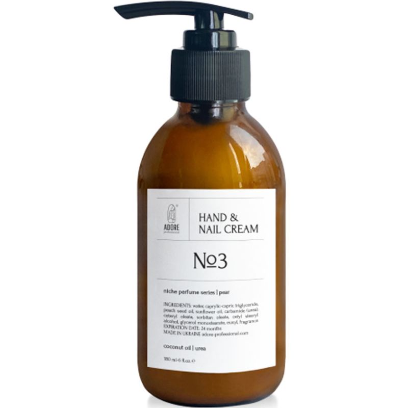 ADORE hand and nail emulsion cream with niche fragrance Pear, 180 ml
