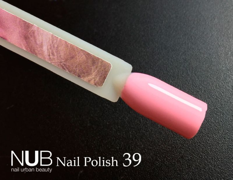 Nail polish NUB 039 Balery Pink (muted pink, enamel), 14 ml