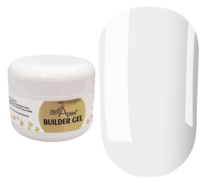 Nailapex Modeling gel without sawdust Ice Cream, milky, 30 ml