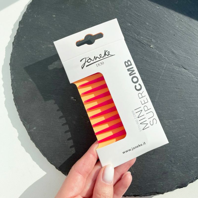 Janeke Mini Supercomb Гребень для волос Малиновый