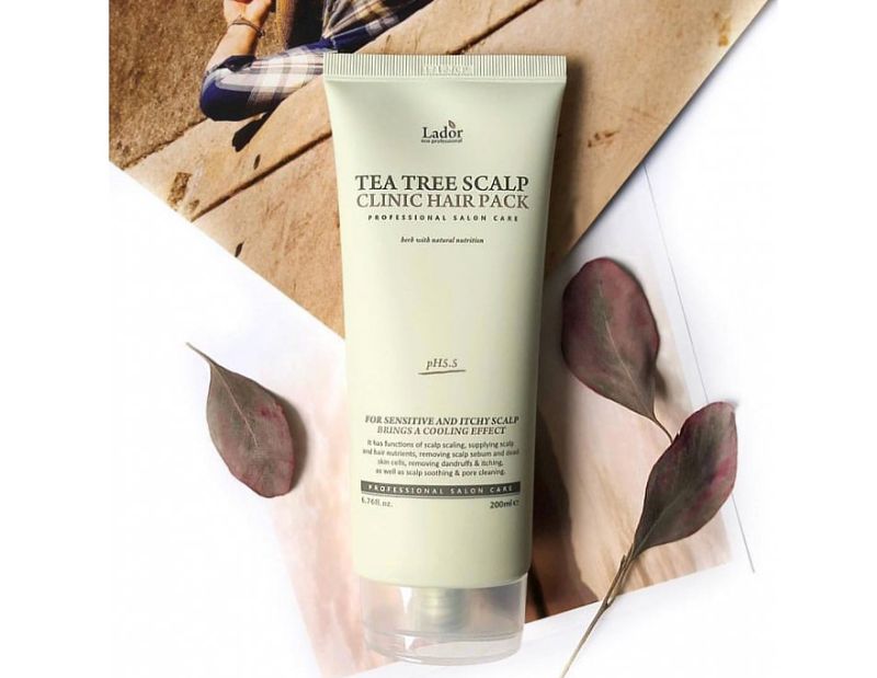 La'dor Tea Tree Scalp Hair pack - Очищаючий лосьйон для волосся і шкіри голови, 200 мл
