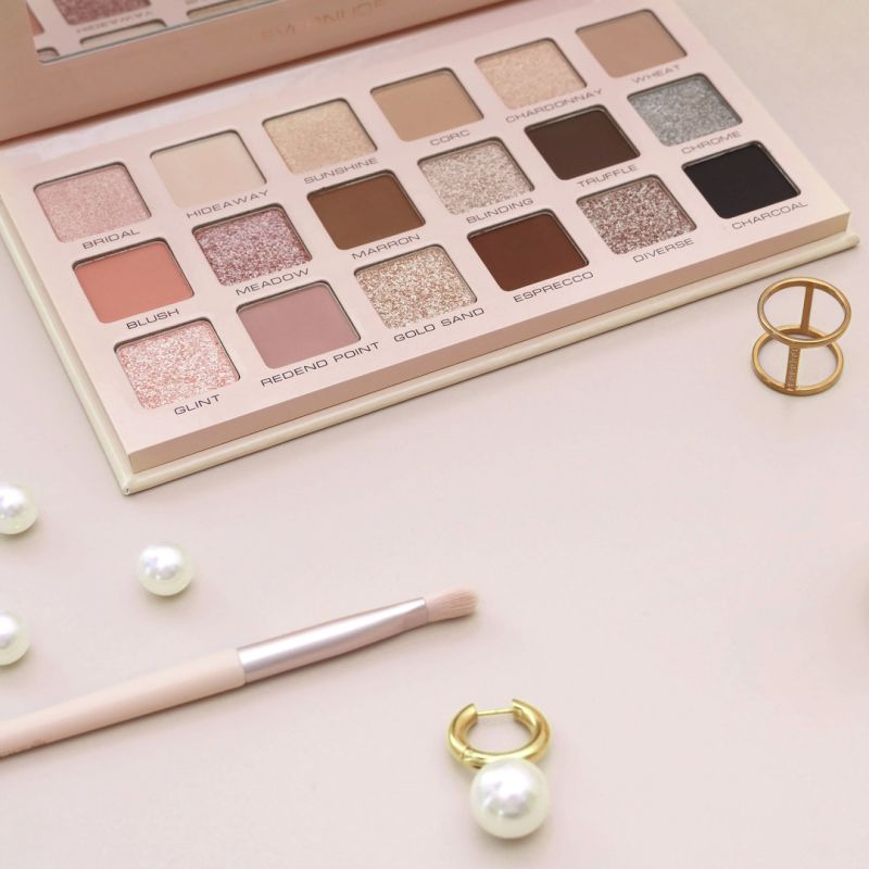ZIDIA Eyeshadow Palette - Evernude - палетка теней