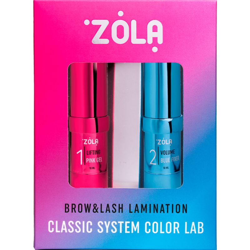 ZOLA Набор для ламинирования Brow&Lash Lamination Classic System Color Lab