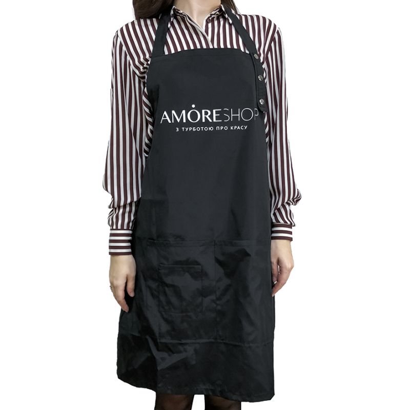 ​Фартук Amoreshop, черный, короткий