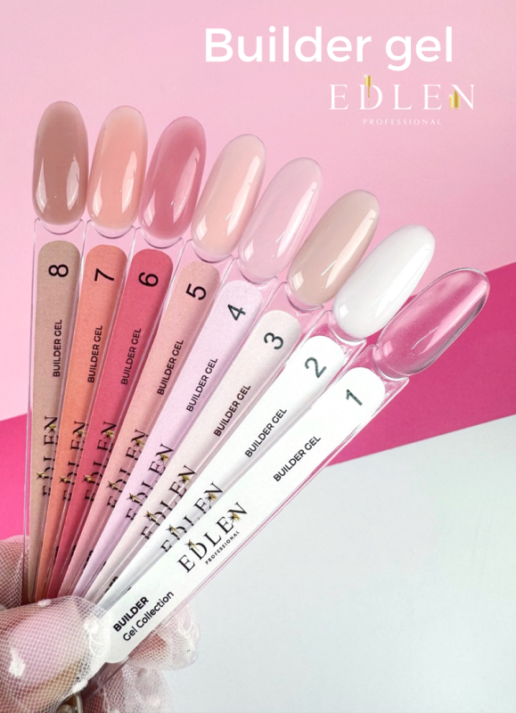 Edlen Гель для ногтей Builder gel 05 (теплый розовый), 15 мл