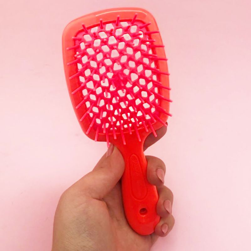Janeke Superbrush Small Расческа для волос Коралловый неон