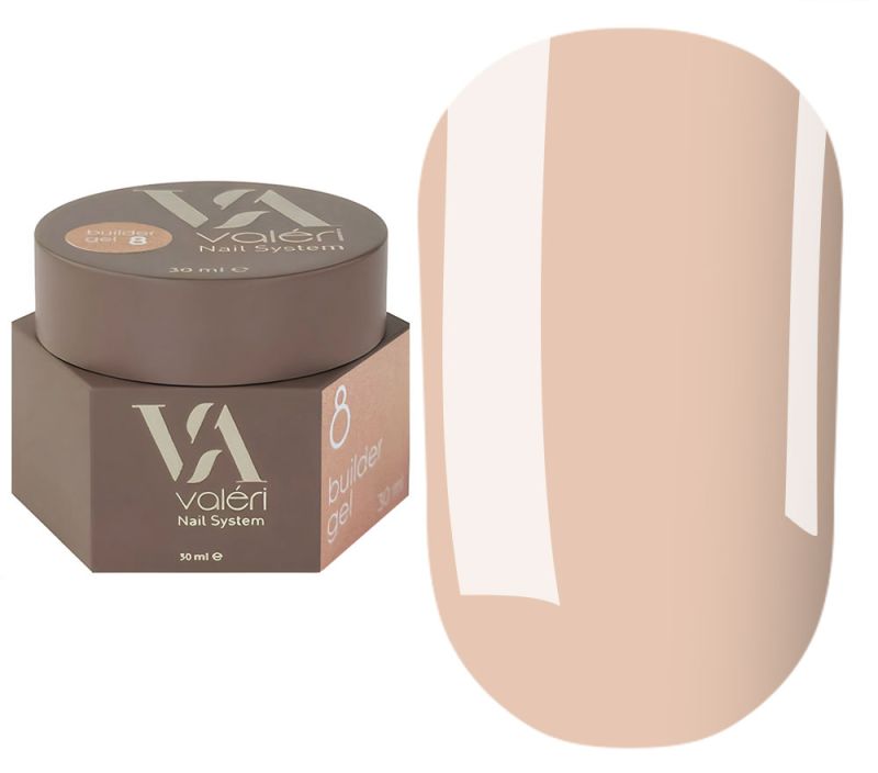 Valeri Гель для нігтів Builder Gel 08, 30 мл