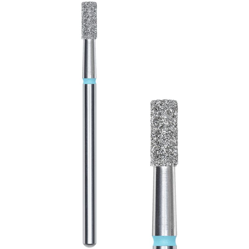 Staleks Pro - Milling cutter diamond cylinder blue diameter 2.5 mm/working part 6 mm